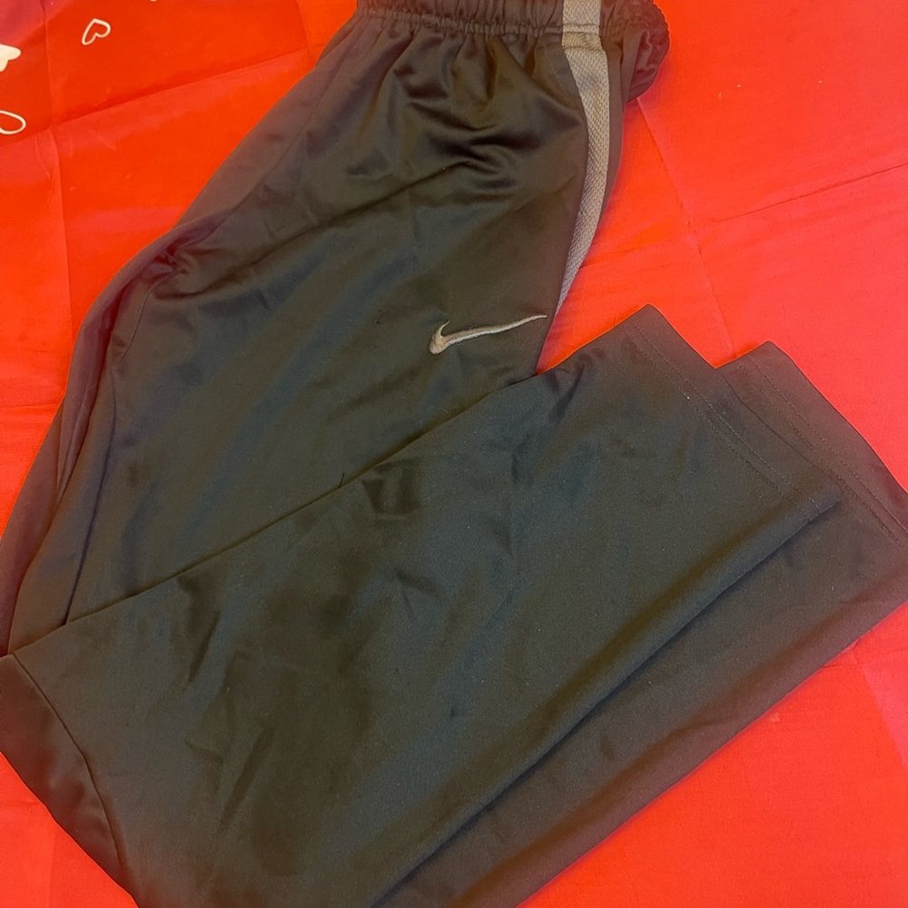 Men’s Nike Pants M (black with gray stripe)